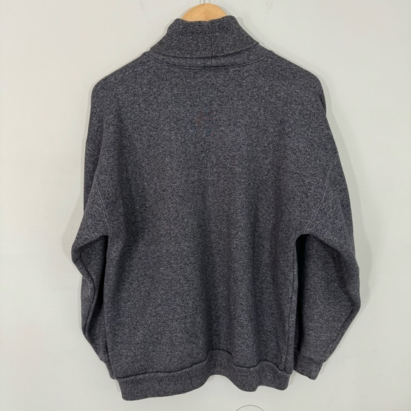 Vintage Cotton Ginny Turtleneck Sweatshirt Womens L Purple Grey Polar Bear VGUC - Picture 6 of 10
